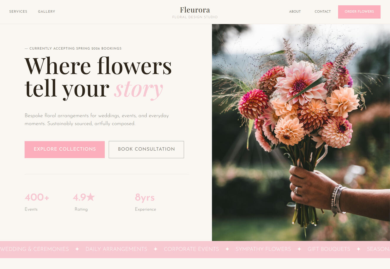 Florist Shop Template