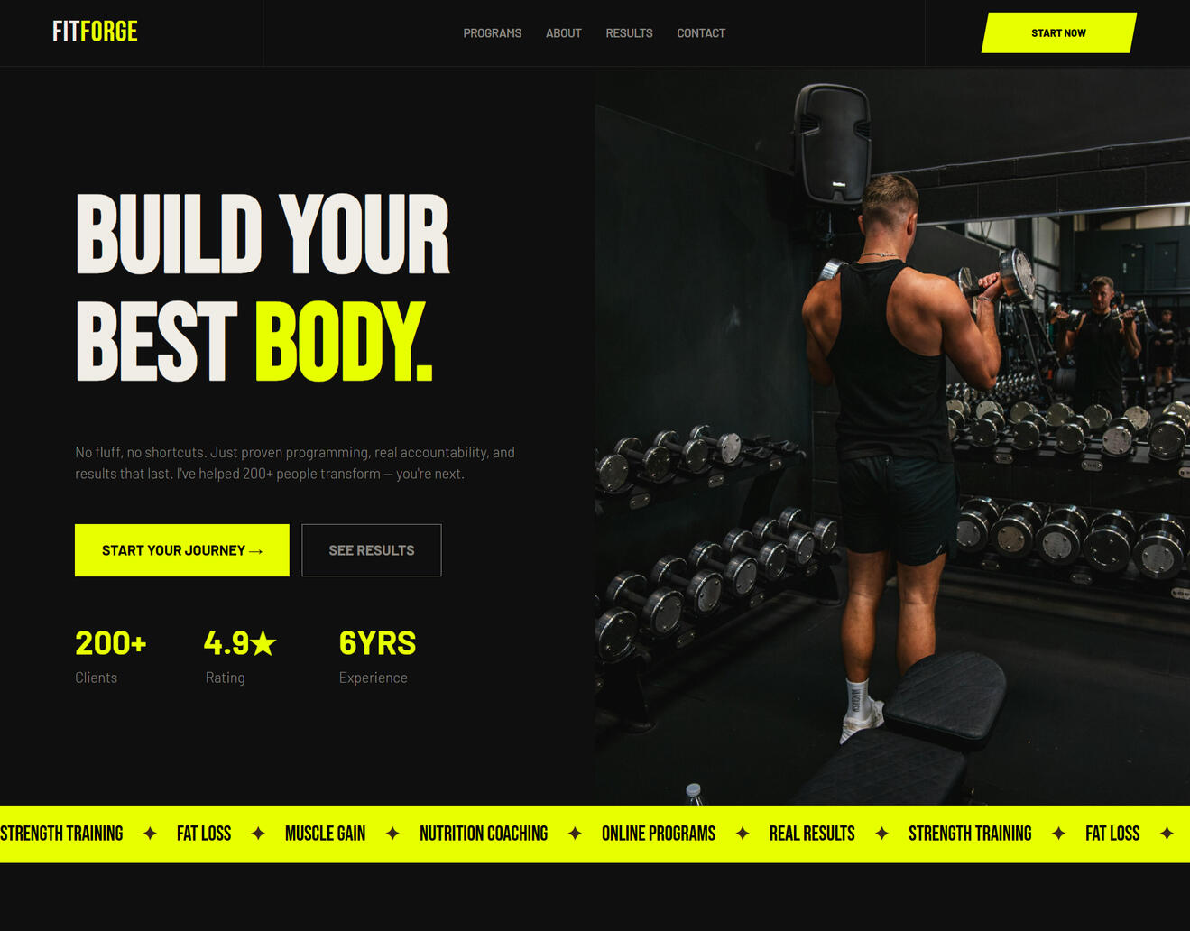 FitForge template