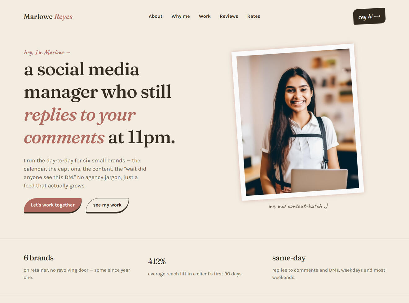 Social Media Manager template