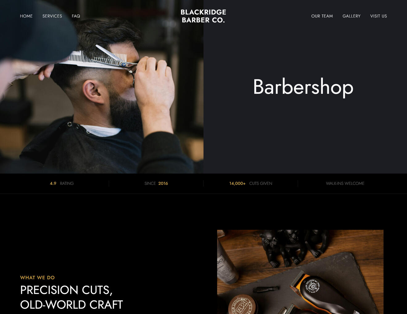 Blackridge Barber template